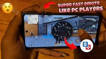 HOW TO￼ SUPER FAST EMOTE 🫨LIKE PC PLAYER IN MOBILE📱🤯#freefiremax #Telugu #15saigaming