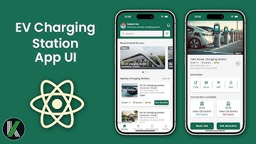 Electric Vehicle Charging App UI in React Native | ChargeHub
