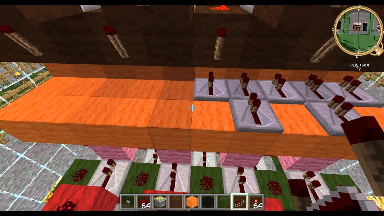 Tutorial: Compact Low Lag Redstone Lamp Numerical Counter and Display ...