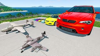 Biggest Car vs Small Car & Tiny Car vs Airplane – Cars vs Airplane  in BeamNG.Drive