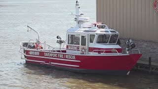 Davenport Fire Department debuts new rescue boat