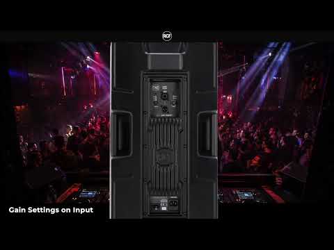 Gain Staging and Output Level Calibration on RCF Active Speakers
