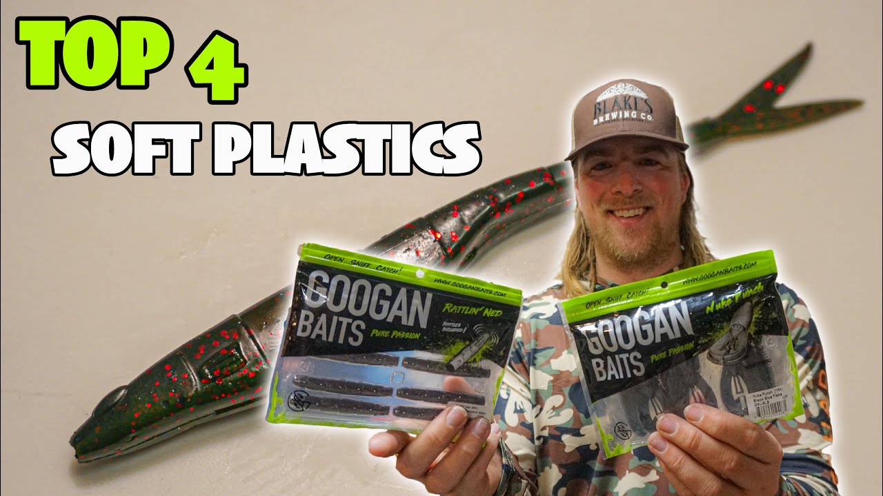 Top 4 SOFT PLASTICS for BIG Bass I Always have these in your Boat! 