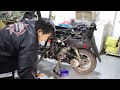 01 Cleaning suzuki vecstar 150 スズキ：ヴェクスター150 铃木超人150 G405 ENGINE Rusty screw摩托车保养