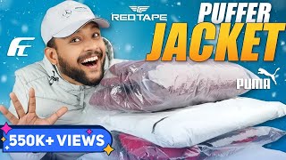 Download Lagu 5 Best Stylish Puffer Winter Jackets for Men 🔥 Jacket Haul Review 2023 | Redtape, Puma | ONE CHANCE MP3