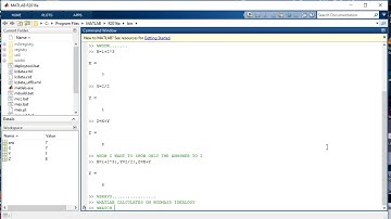 MATLAB TUTORIAL VIDEO PART 1