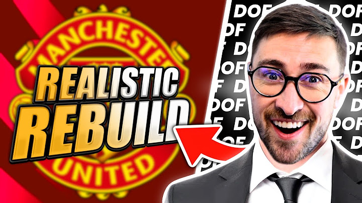 I Became a Director of Football to Realistically Rebuild Manchester United!