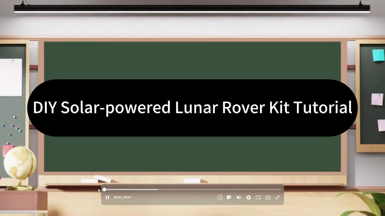 T-M392 DIY Solar powered Lunar Rover Kit Tutorial - YouTube
