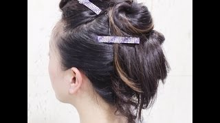 [公式]COMPLEX BIZヘアアレンジ応用■クリスタルメッシュクリッピーズ■
