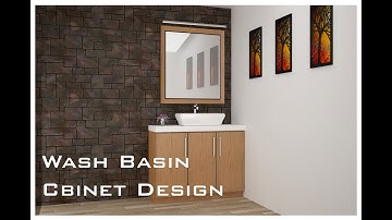 how to create wash basin cabinet in 3ds max