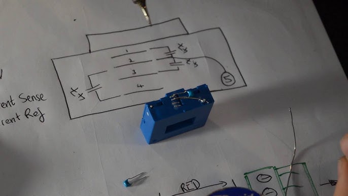 Typical connection diagram of the LV 25-P voltage sensor.