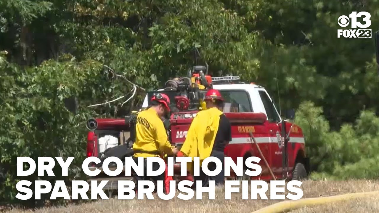 Very high fire danger across Maine - YouTube
