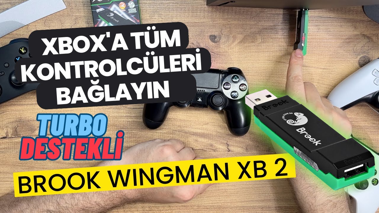 XBOX VE PC DE TÜM GAMEPADLERİ KULLANIN | BROOK WINGMAN XB 2 (TURBO