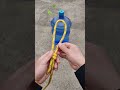 Hunters can tie simple and strong knots at any time. Folk crafts. Common sense. Knot tutorials.