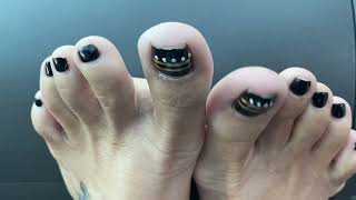 Feet on the dashboard