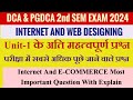 Internet And Web Designing Most Important Questions | Internet And E-COMMERCE important questions