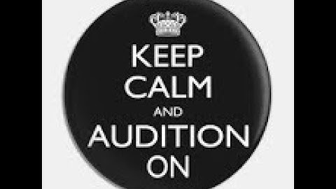 AUDITION MINDSET CLASS - Chryssie Whitehead