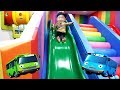 Indoor Playground Fun for Kids Cafe Baby Play Area Slides Ball Toys Family Play