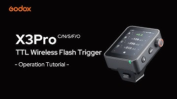 Operation Tutorial – Godox X3Pro TTL Wireless Flash Trigger