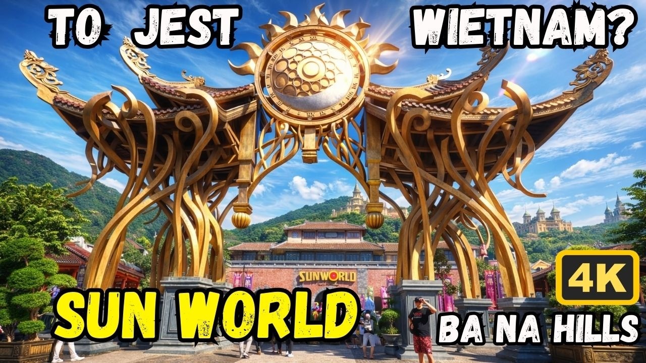 Sun World Ba Na Hills – Czy Francuska Wioska i Fontanna Helios Są Warte Swojej Ceny? Wietnam 4k