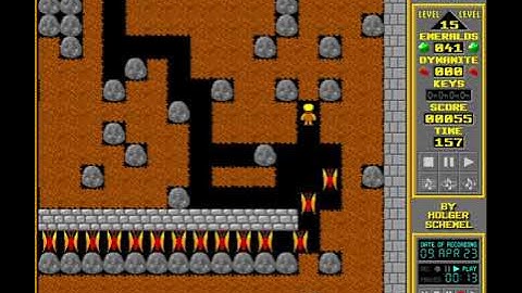 Boulderdash Level 15 Apocalypse