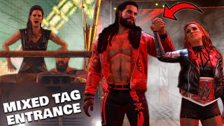 10 Funny & Bizzare Mixed Tag Entrances in wwe 2k22