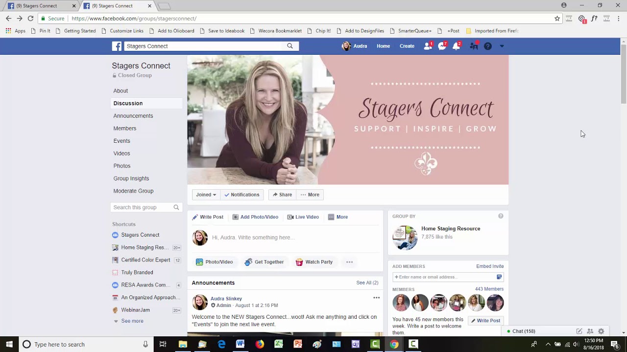 New Stagers Connect Facebook Group - YouTube