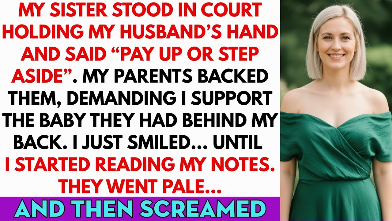 I was just the quiet, reliable sister who always cleaned up the messes. So when my sister got pregnant by my husband and demanded I pay child support for their baby, I thought I had hit rock...