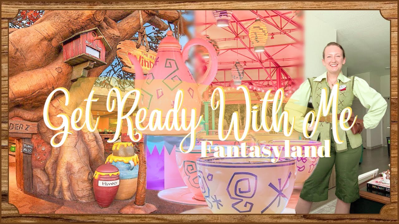 get ready with me for work at fantasyland (enchanted forest edition)