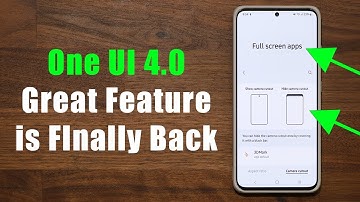Samsung One UI 4.0 FINALLY brings back GREAT Feature (Android 12)