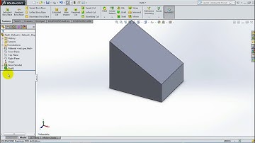 54 SolidWorks 2015 Tutorial 54  Parting Line Draft