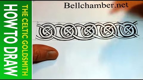 How to Draw Celtic Patterns 137 - Meigle Spiral interlace Part 5 of 6