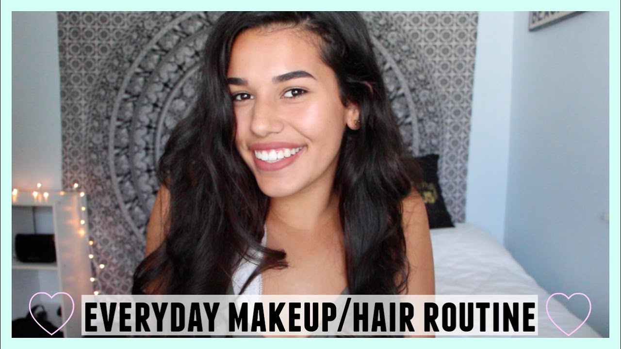 EVERYDAY MAKEUP & HAIR ROUTINE || 2016 | Ava Jules