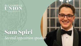 Samuel Spiri | This House Has No Confidence In His Majesty's Government | Cambridge Union