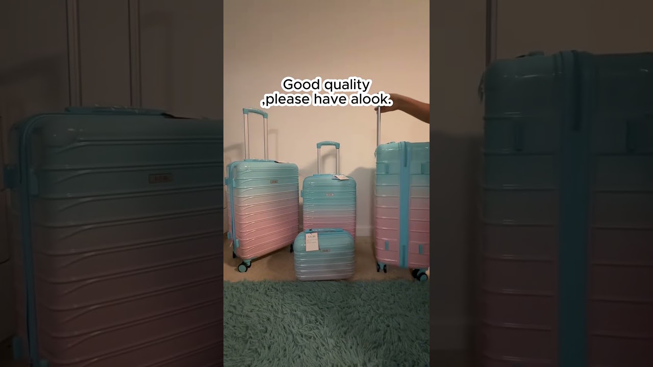 Durable 4-Piece Luggage Set with TSA Lock 