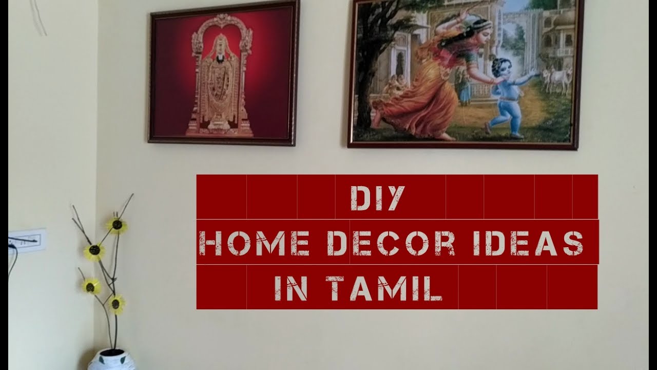 Diy Home  Decor  Ideas  in Tamil YouTube 