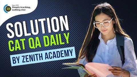 Arithmetic problem : Pipe and Cistern for section QA 16 of CAT 2024 || Zenith Academy Kanpur ||