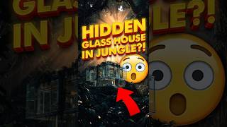 🏆 Hidden Modern Glass House Built Inside Jungle Forest 😱 #beforeafter #constructionmagic #shorts