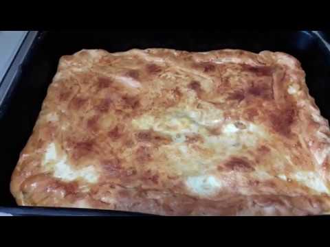 Пирог с рисом и рыбной консервы