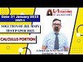 Solution of Jee-Main Test Paper 2023 | Calculus Portion | 31 Jan 2023(Shift-I) |By Er. Deepak Jaju