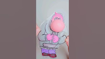 DIY Embarrassment Inside out 2  ✨️ 인사이드 아웃2 당황이 만들기 Squishy with Nano Tape!