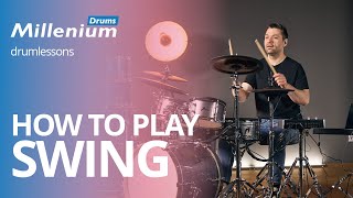 How to play swing on drums I Drum Lesson