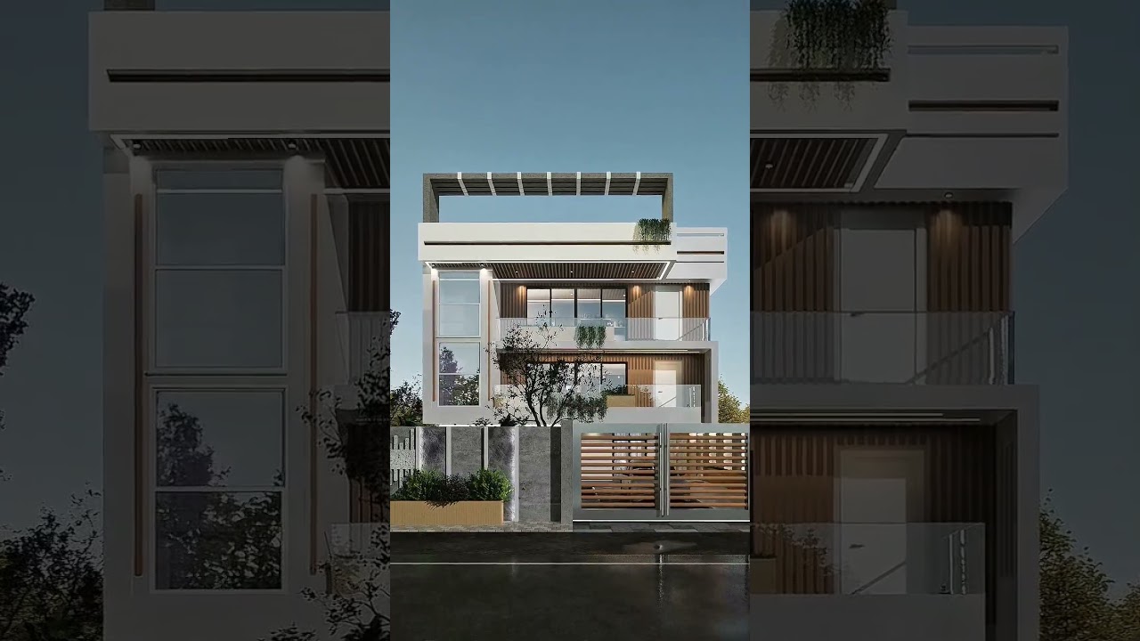 Turning imagination into an address 🏡✨Where nature frames the masterpiece. 🌿🌇Render by – Kunal