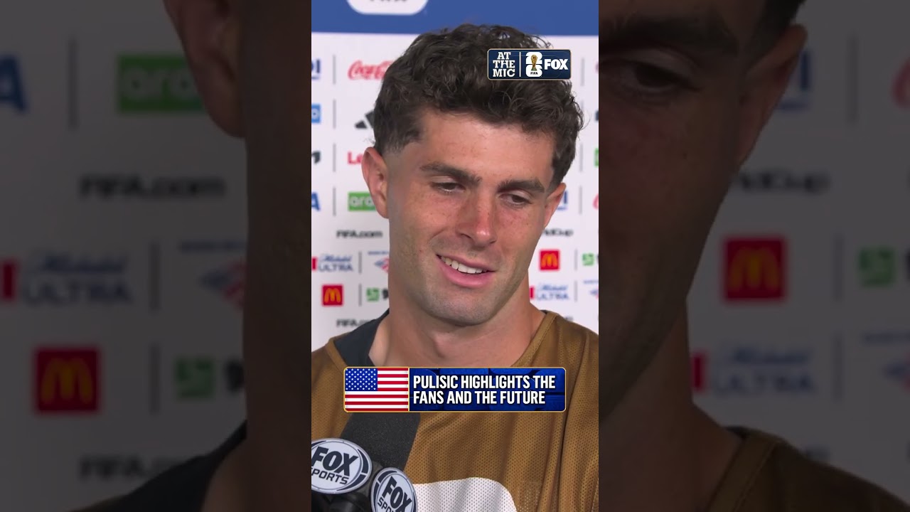 Christian Pulisic spoke with Jenny Taft about the support the USMNT has received this summer