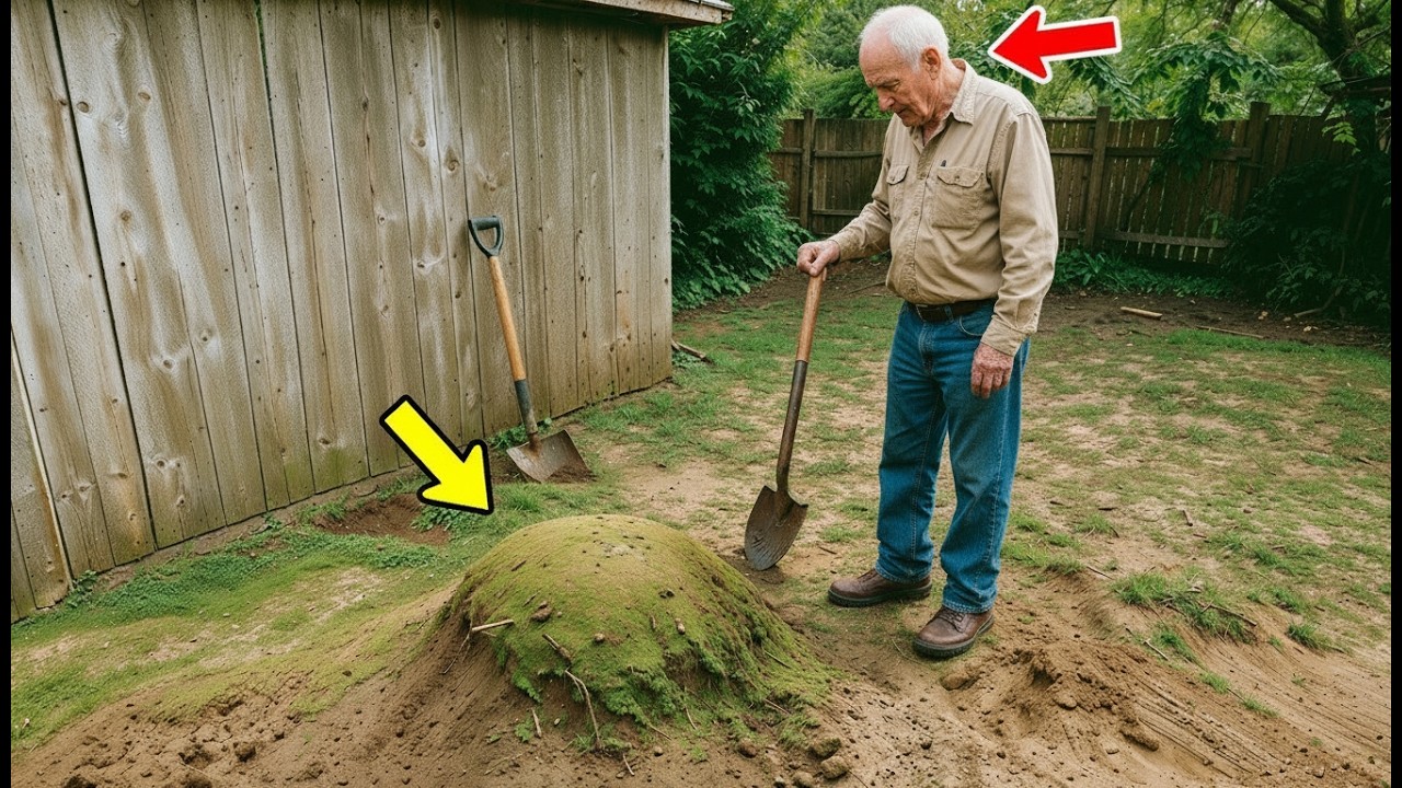 10Лет Он Игнорировал Странный Холм У Своего Сарая,Пока Не Раскопал Его И Сразу Не Позвонил В Полицию