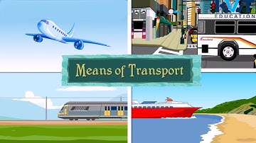Class 2 -EVS | Means of transportation|LAND, WATER, AIR Transport| EVS |  Educational Video
