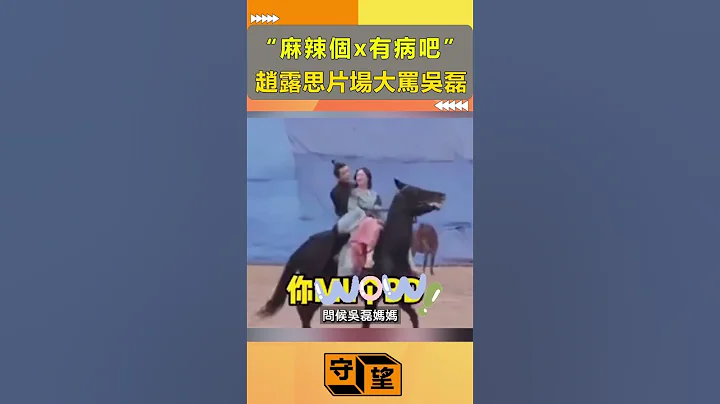“麻辣个x有病吧”赵露思片场大骂吴磊【守望好莱坞】#shorts #赵露思#吴磊 - 天天要闻