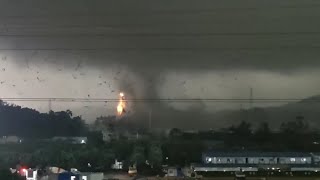 In China now Super tornado destroys city, rare mega hail and extreme weather hit Guangdong