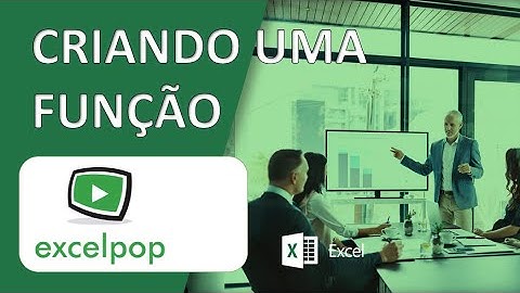 [VBA] Criando sua própria função com VBA