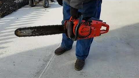 Sachs Dolmar KMS4 test fire